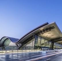 Em primeiro lugar o Aeroporto Internacional de Hamad, capital do Catar — Foto: Reprodução