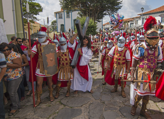 Semana Santa em Diamantina, no estado de Minas Gerais