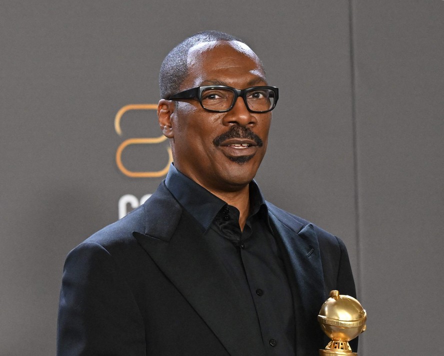 Eddie Murphy no Globo de Ouro, em 2023