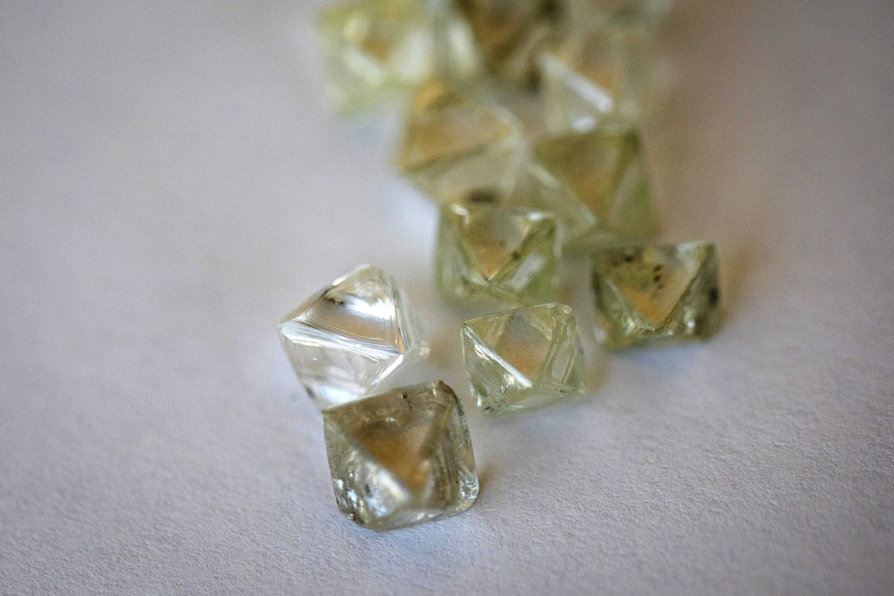 Diamantes da De Beers — Foto: Bloomberg