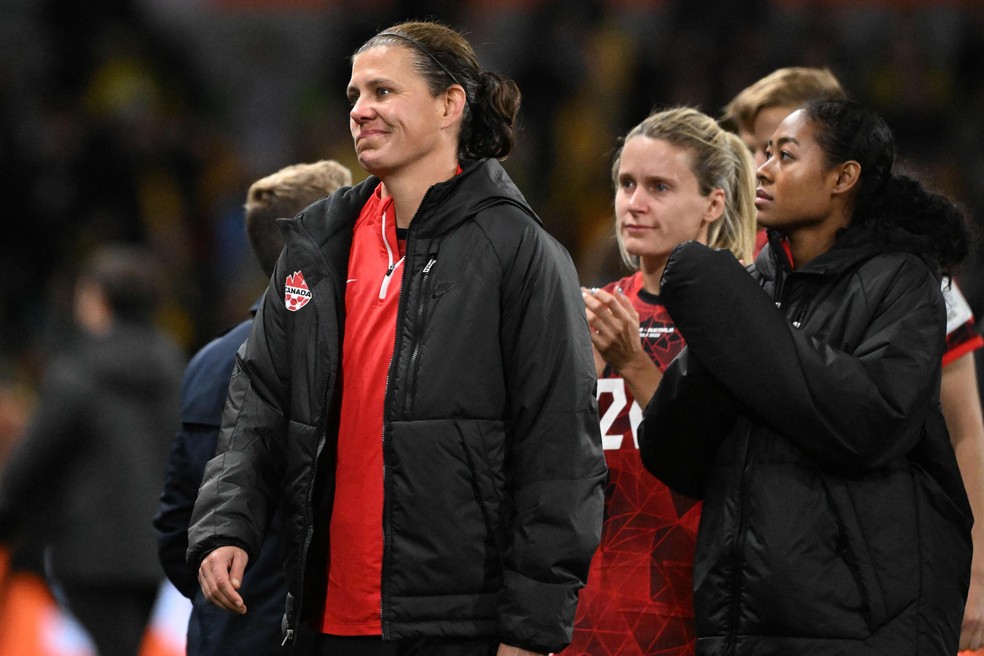 Sinclair se despede das Copas em eliminação precoce do Canadá — Foto: William West/AFP