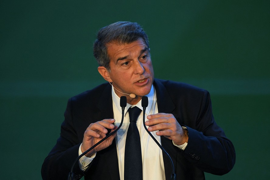 Joan Laporta, presidente do Barcelona