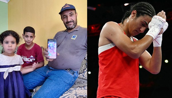 'Minha filha é uma menina. Eu a eduquei para que fosse corajosa', diz pai da boxeadora argelina