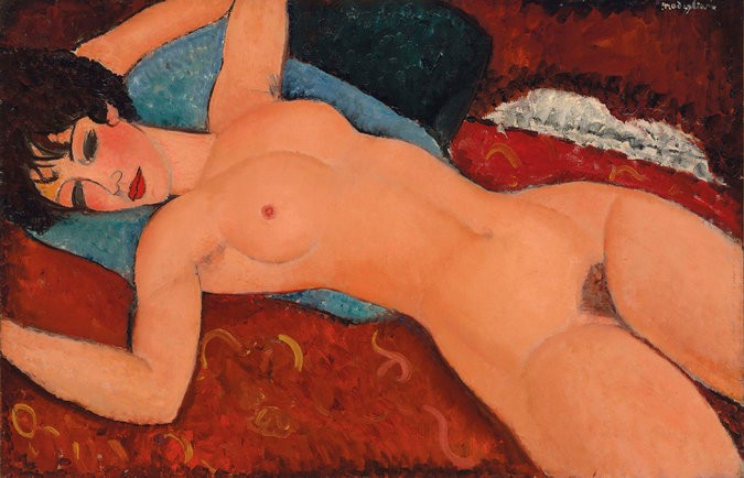 11º - 'Nu couché', de Amedeo Modigliani,foi leiloada em novembro de 2015 por US$ 170,4 milhões