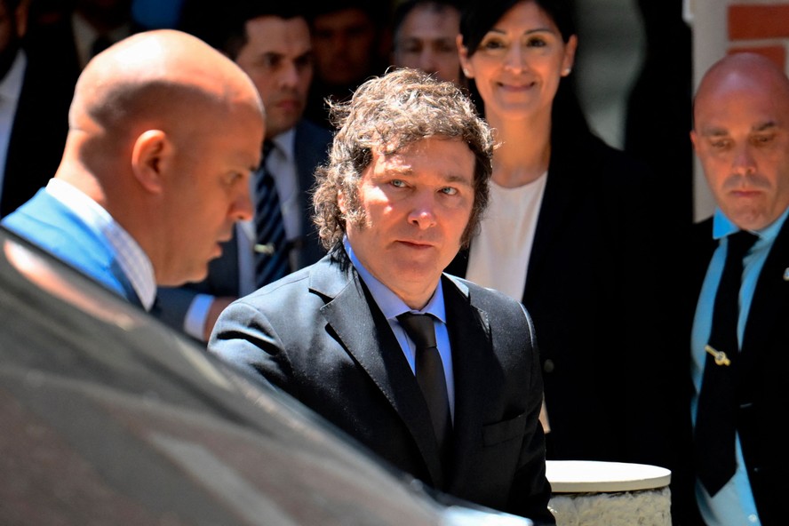 O presidente da Argentina, Javier Milei