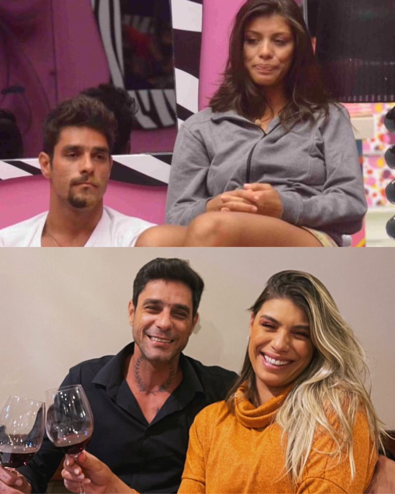 Franciele e Diego Grossi tiveram um relacionamento conturbado durante o "BBB" 14. Eles se casaram em 2015, têm um filho e chegaram a participar do "Power couple Brasil" em 2018. No ano passado, o casal anunciou a separação, mas reatou pouco depois — Foto: Reprodução/Instagram