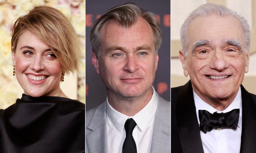 Greta Gerwig, Christopher Nolan e Martin Scorsese