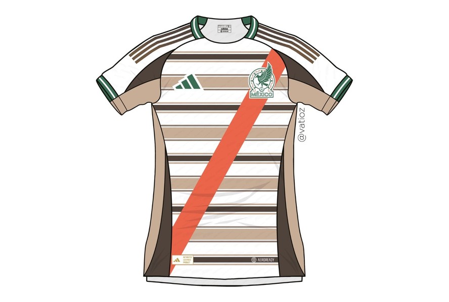 Perfil simula como seria camisa da seleção do México em homenagem ao Chaves