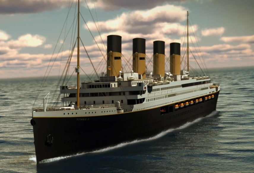 Bilionário australiano espera que obras de Titanic II comecem em 2025 — Foto: Reprodução