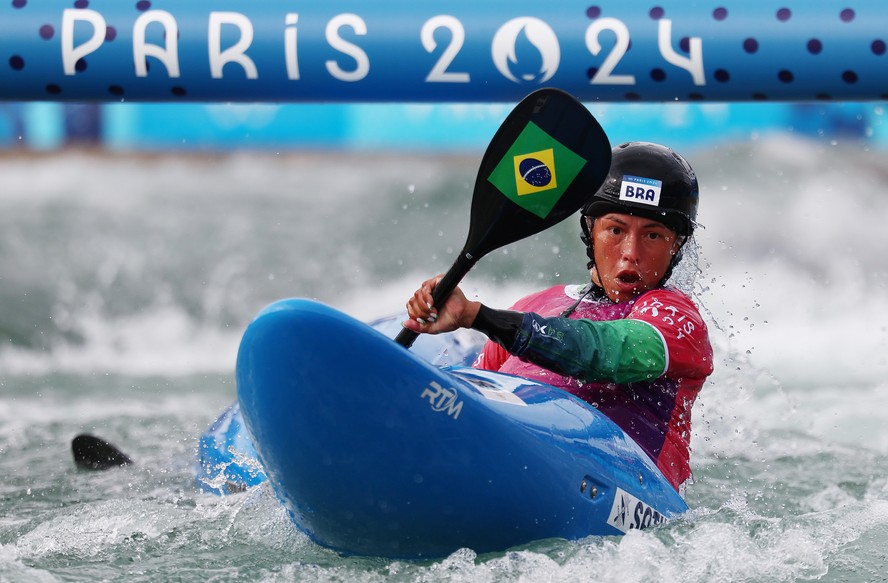 Brasileira Ana Sátila disputou três modalidades do Caiaque nos Jogos de Paris-2024