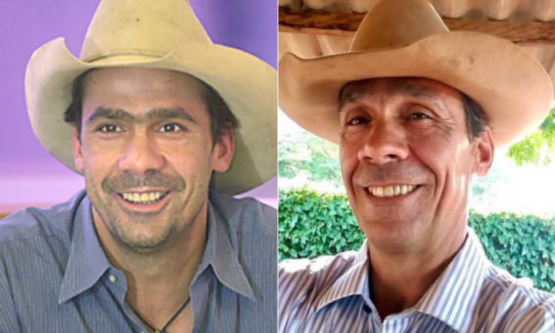 Rodrigo Leonel: o antes e o depois do vencedor do BBB 2 — Foto: Reprodução/TV Globo e Reprodução/Instagram