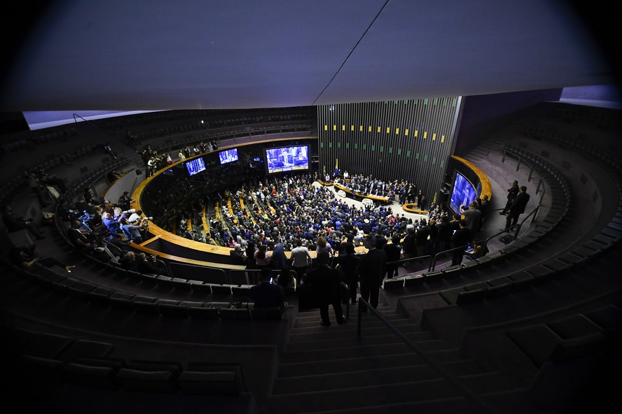 O plenário do Congresso Nacional