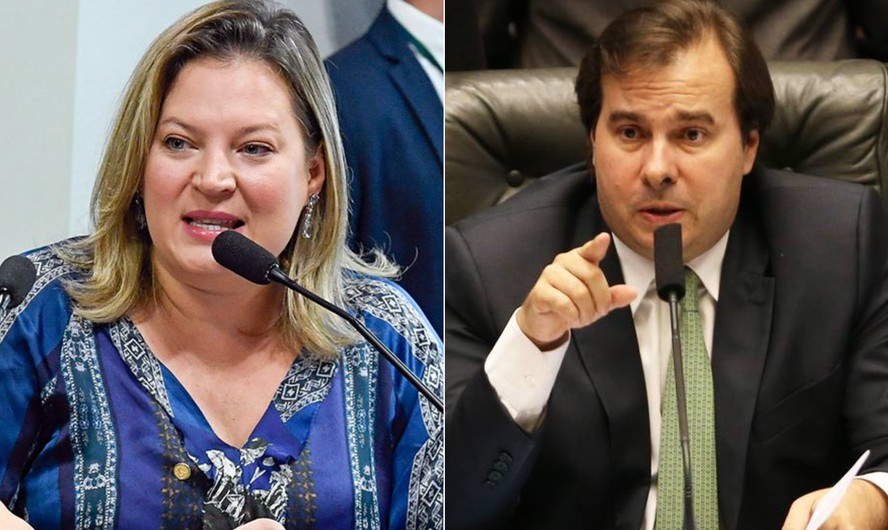 Espionados pela Abin paralela, Joice Hasselmann e Rodrigo Maia comentam sobre o caso