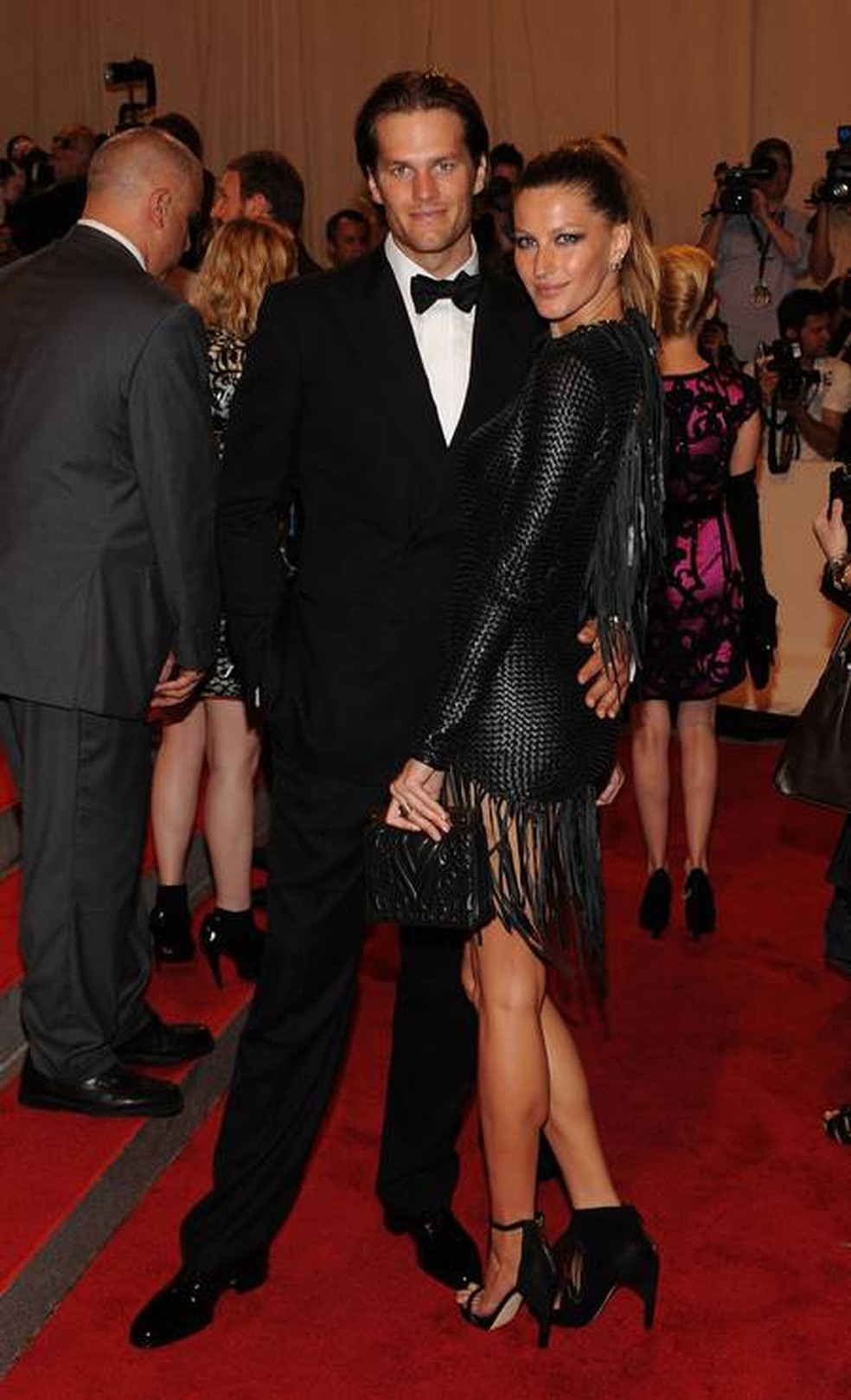 Tom Brady e Gisele Bündchen — Foto: Larry Busacca / Getty Images