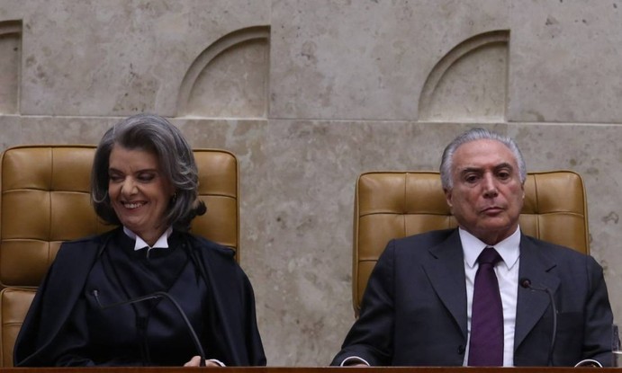 Ministra Carmen Lucia foi eleita presidente do STF durante o mandato de Michel Temer. Ela foi a segunda indicação do ex-presidente Lula ao Supremo