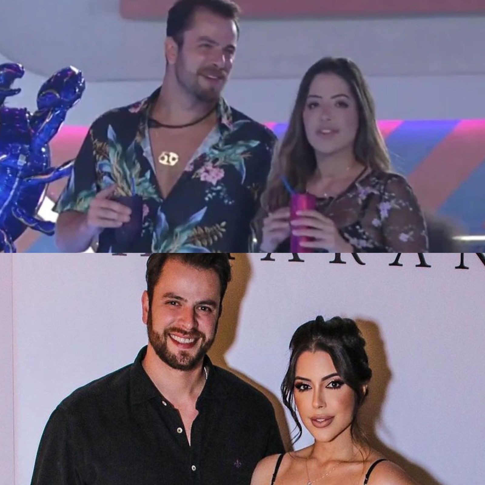 Laís e Gustavo se apaixonaram no "BBB" 22 após ele entrar no programa através da casa de vidro. Atualmente os dois estão morando juntos e planejando o casamento — Foto: Reprodução/Instagram