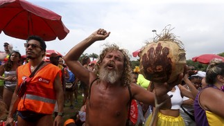 O náufrago apareceu no Bangalafumenga — Foto: Fabiano Rocha/Agência O Globo