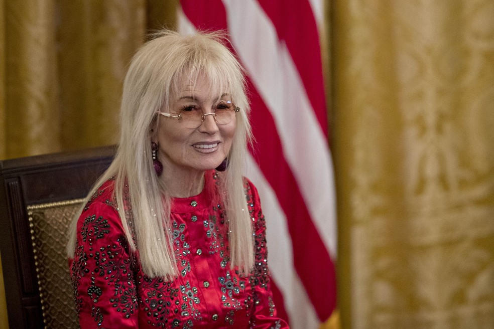 Miriam Adelson, filantropa e esposa do bilionário Sheldon Adelson,  tornou-se a acionista majoritária da operadora de cassinos Las Vegas Sands — Foto: Andrew Harrer/Bloomberg