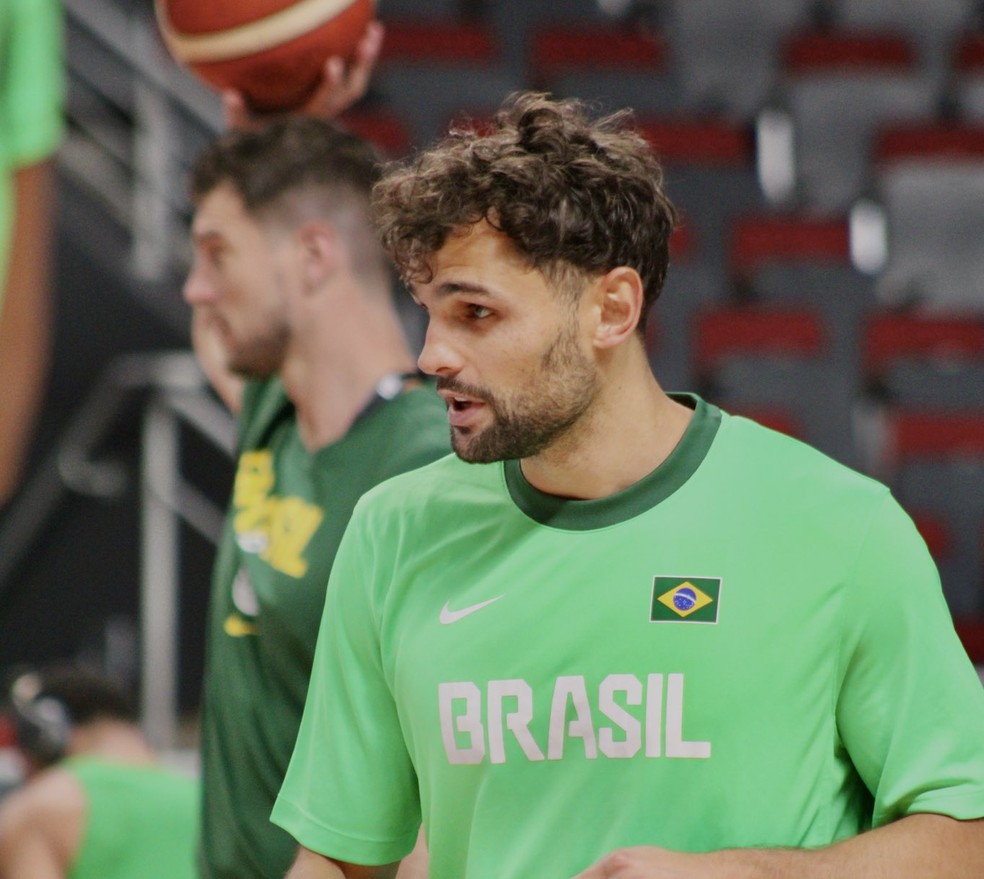 Raulzinho está fora do Pré-Olímpico — Foto: Divulgação/CBB