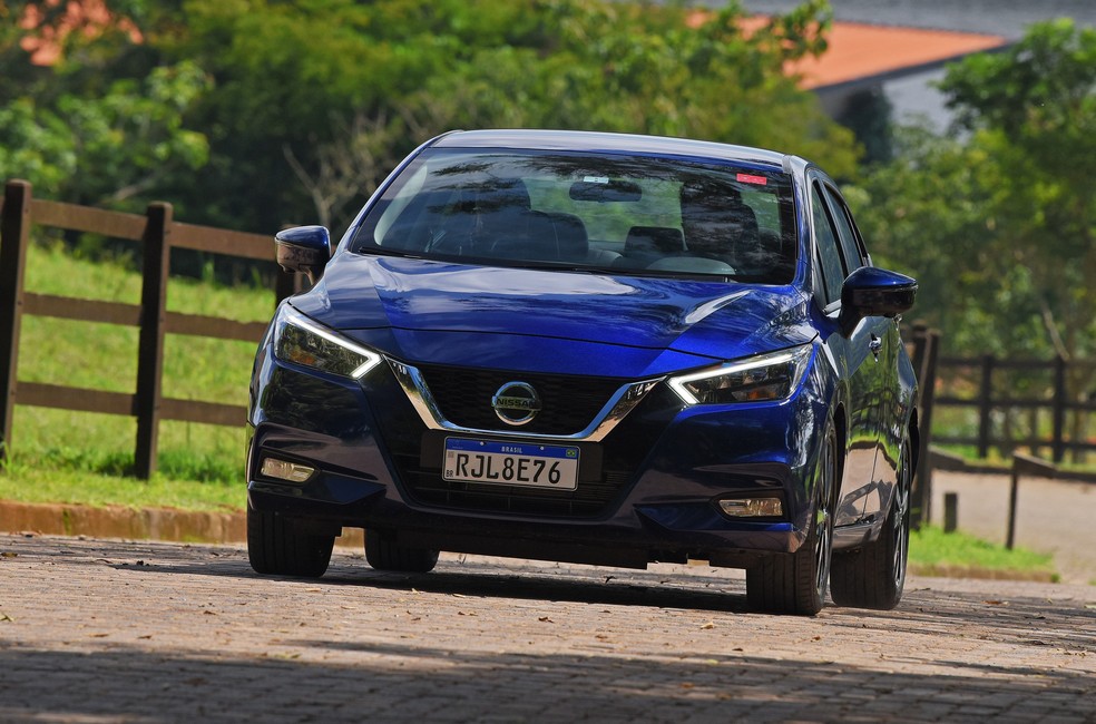 Nissan Versa, modelo Advanced e motor 1.6 - 16V  — Foto: Divulgação