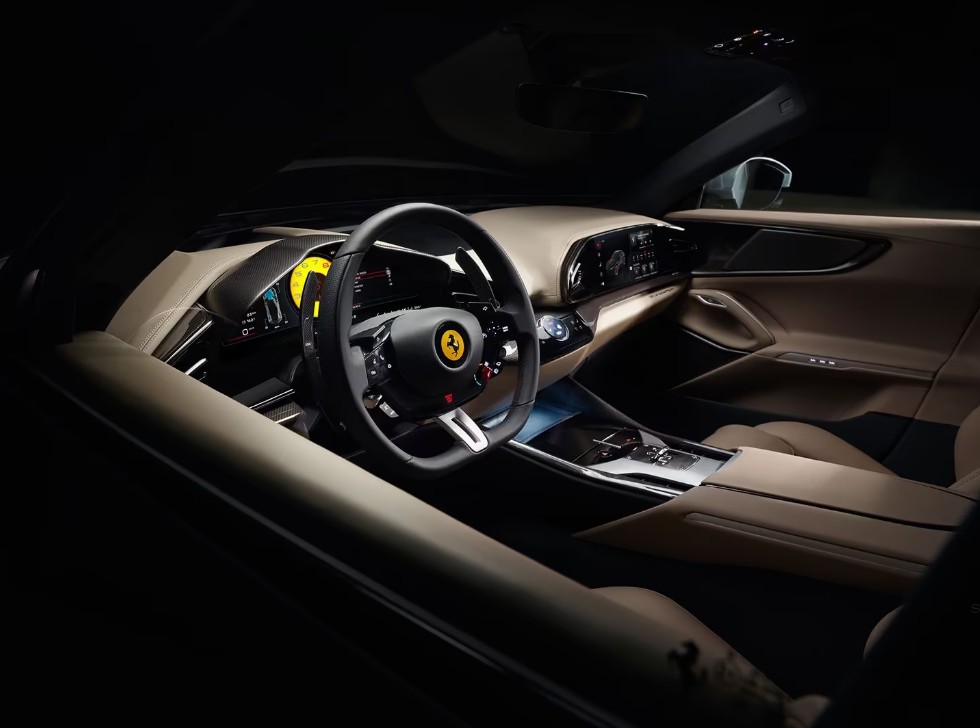 Ferrari Purosangue - interior motorista — Foto: Ferrari
