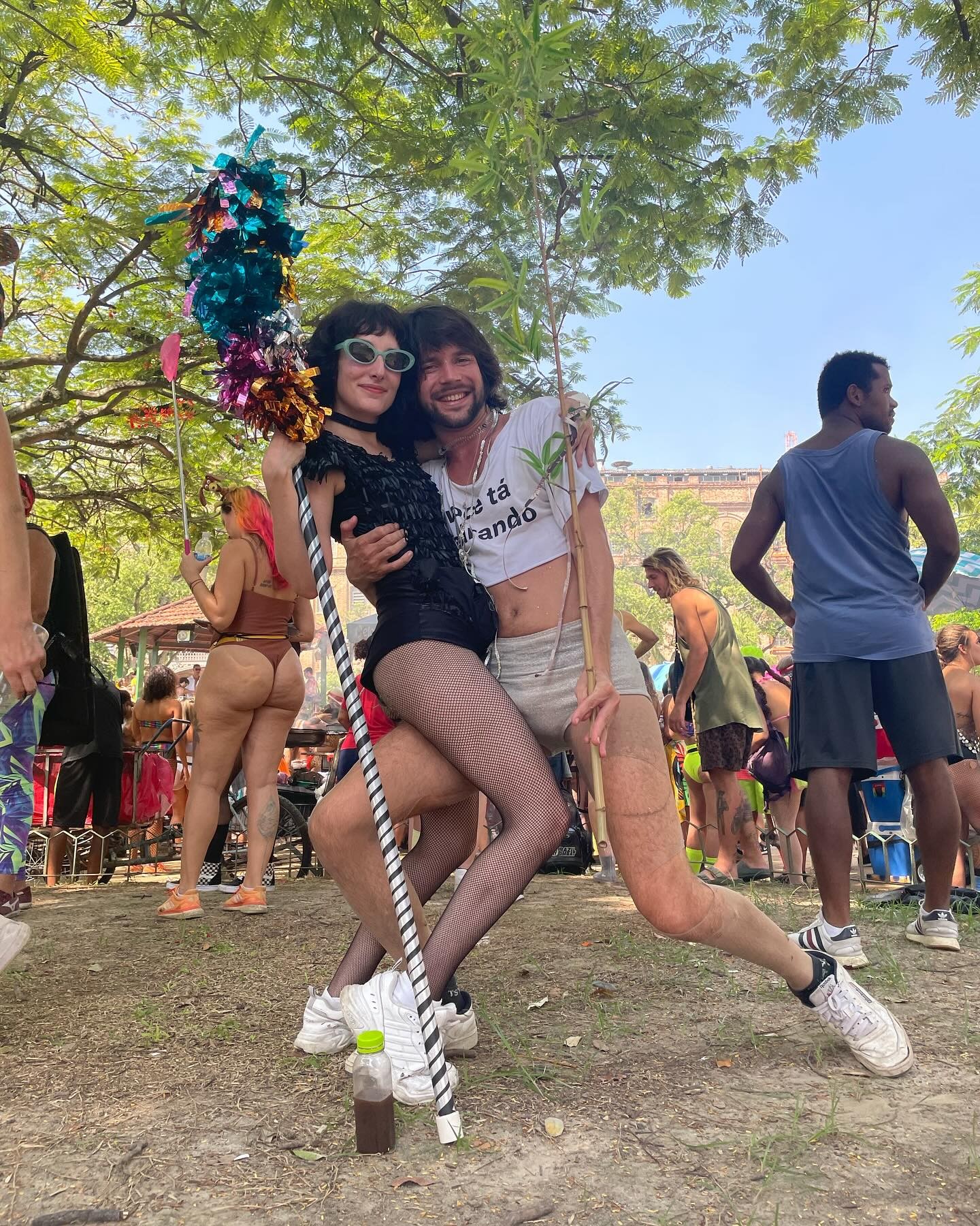 Clarice Falcão curte o Carnaval no Rio de Janeiro — Foto: Reprodução/Redes sociais