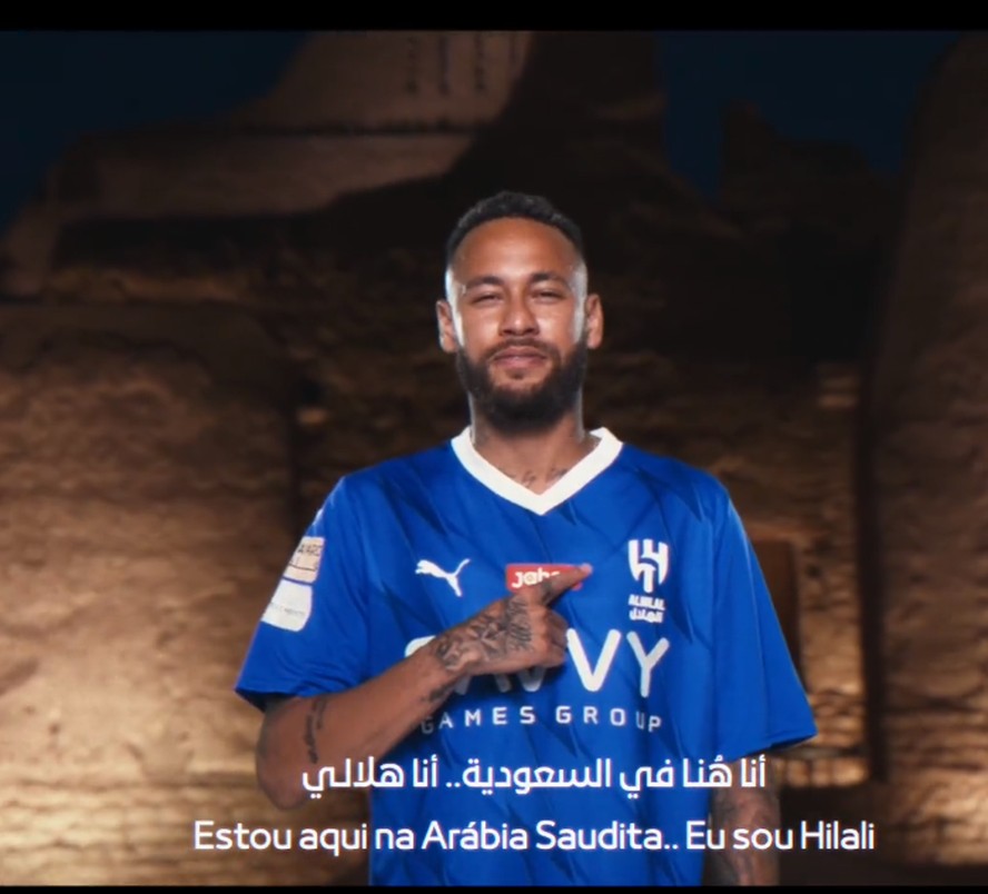 Neymar é anunciado pelo Al-Hilal