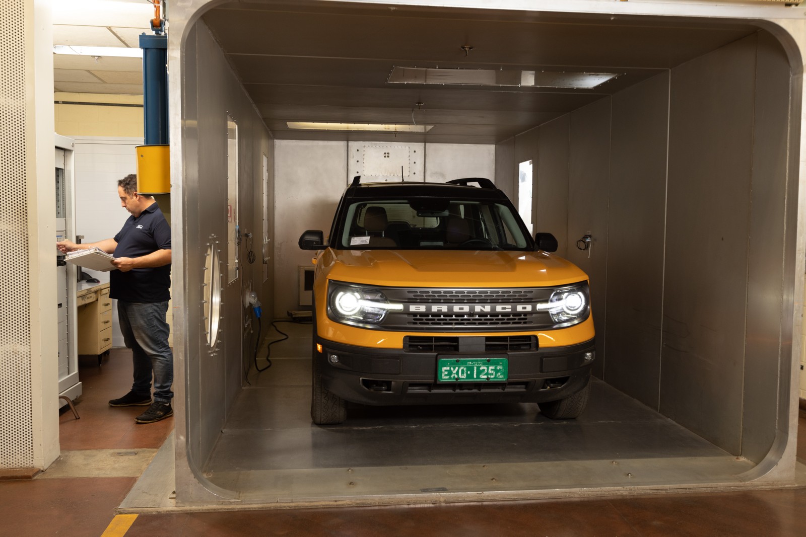 Laboratório de emissões da Ford — Foto: Divulgação