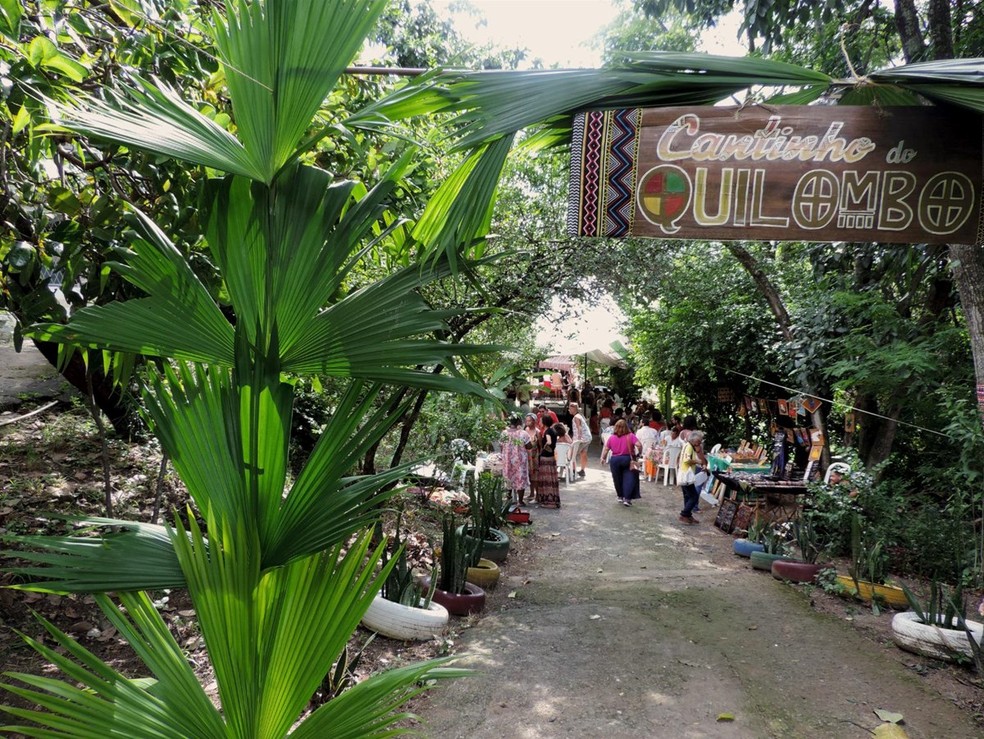 Aquilah: Sincretismo marca festas em homenagem  ao santo guerreiro nos quilombos da região — Foto: Divulgação