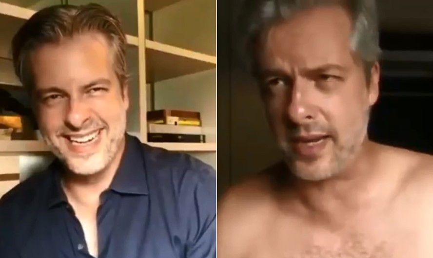 Victor Chaves, da dupla com Léo, em vídeo publicado em 2020, em que ironiza agressão à ex-mulher