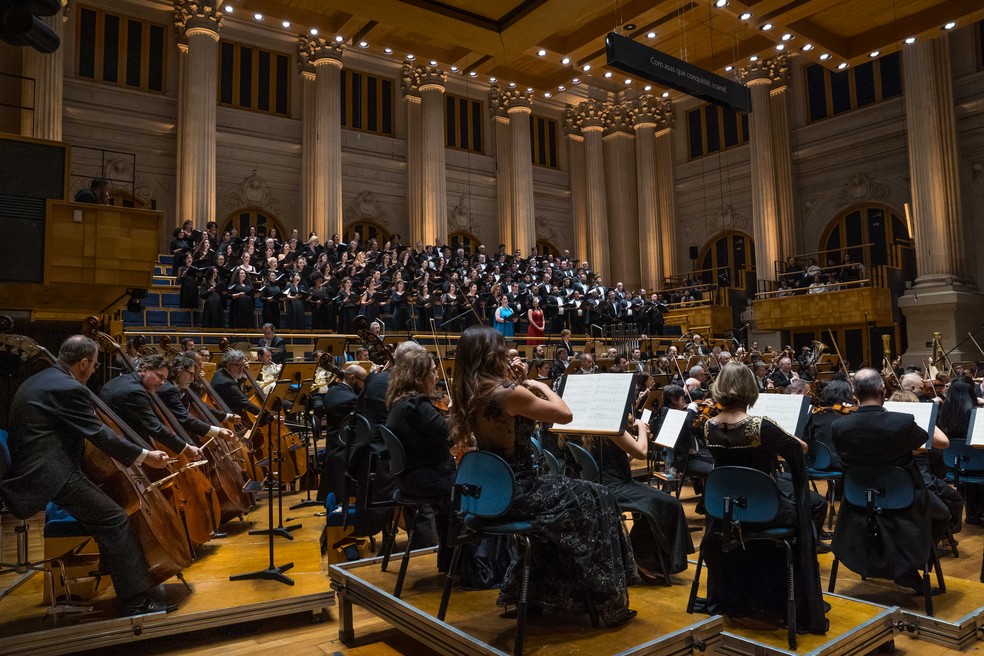 Osesp apresenta a Segunda Sinfonia, de Gustav Mahler, em concerto comemorativo aos 25 anos da Sala São Paulo — Foto: Divulgação/Osesp