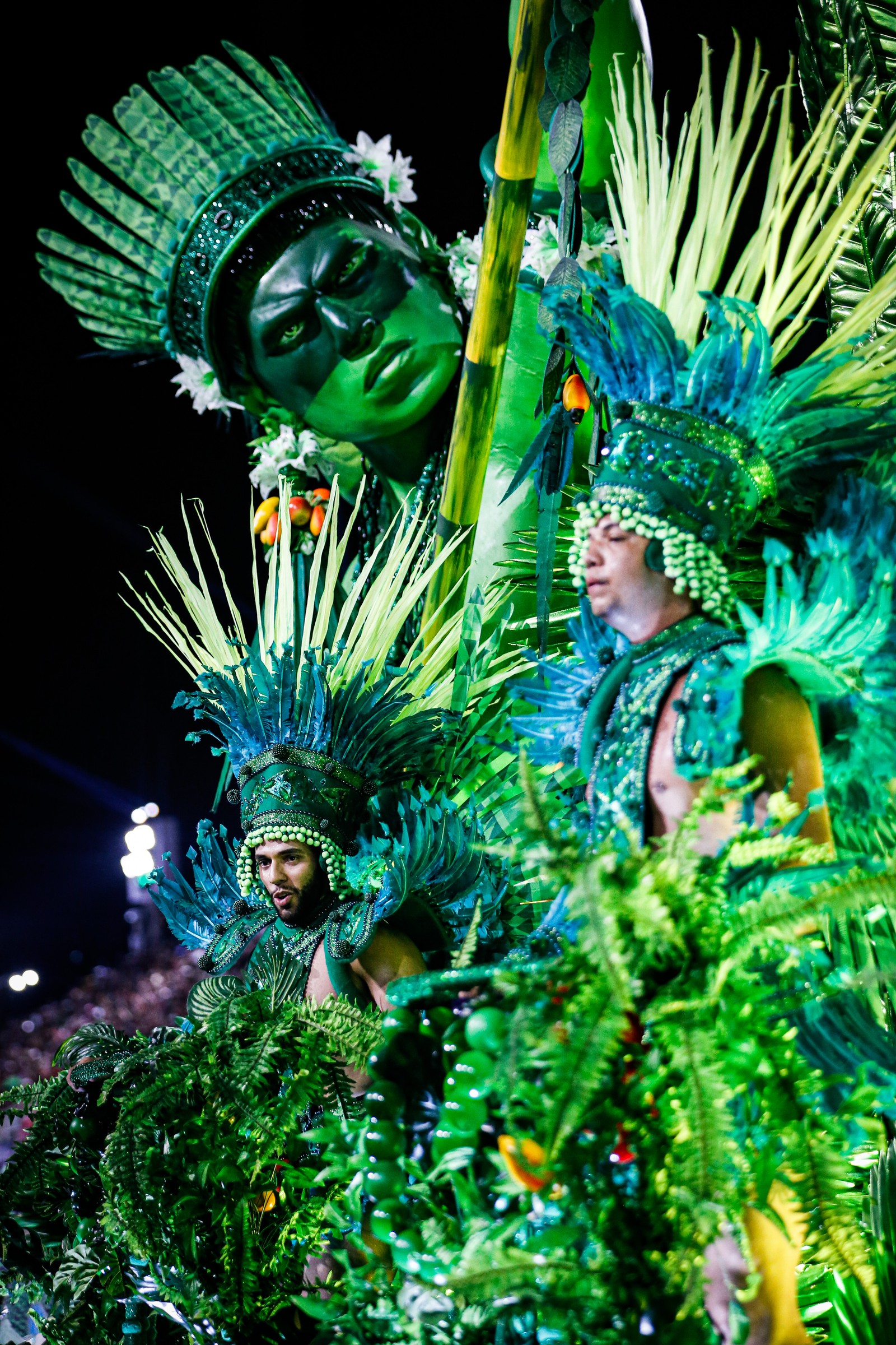 Mocidade desfila seu carnaval na Marquês de Sapucaí — Foto: Guito Moreto