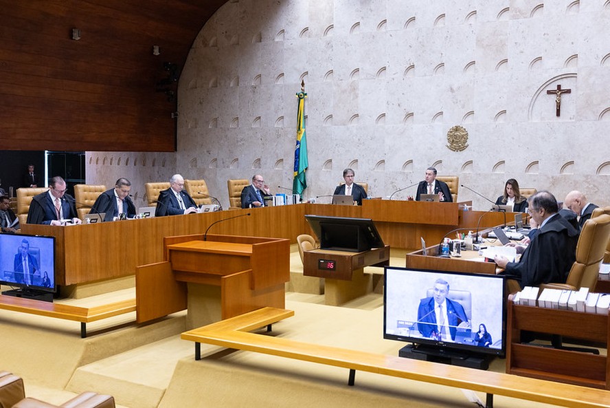 Plenário do STF durante sessão de julgamento