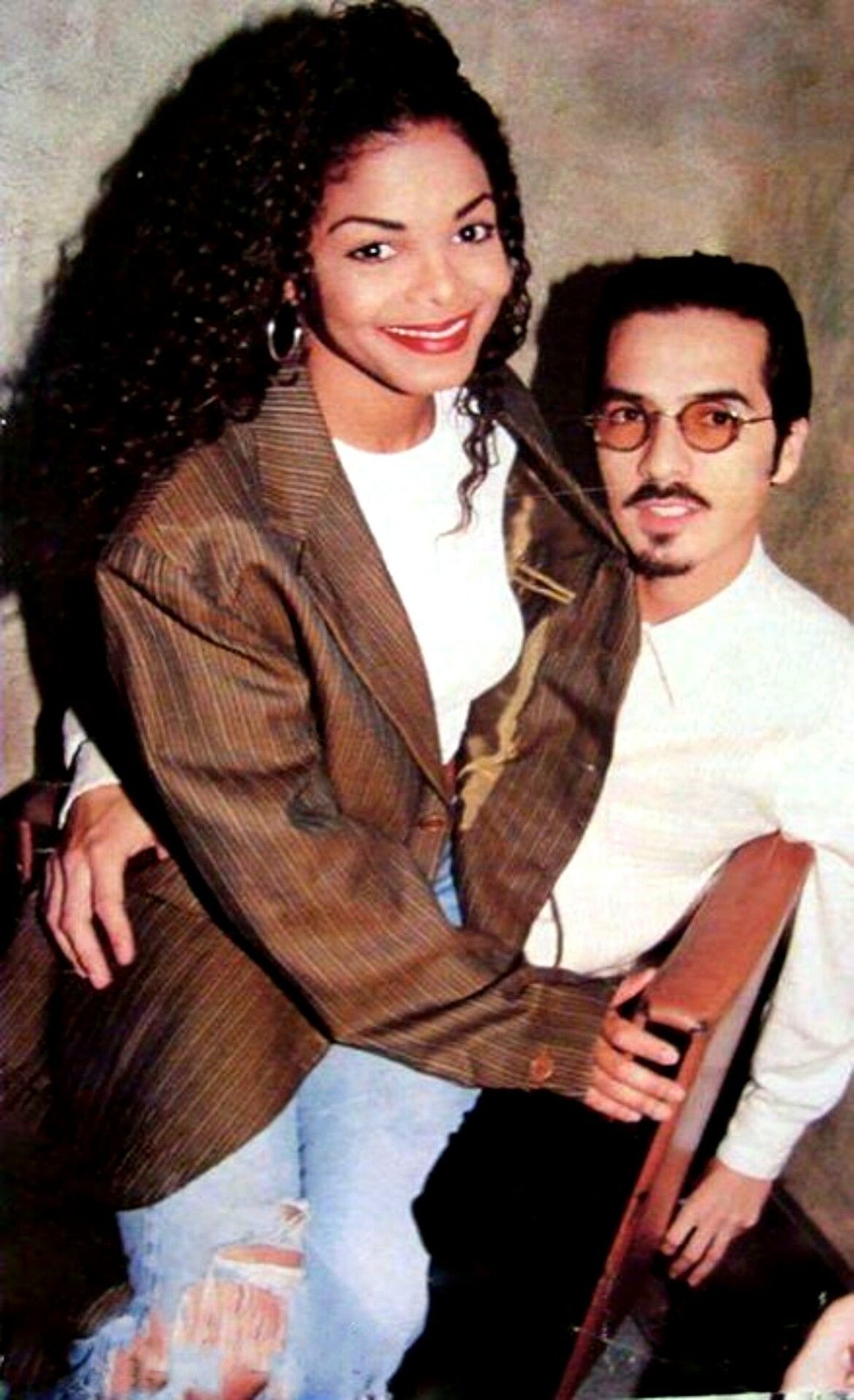 Janet Jackson e Rene Elizondo Jr. — Foto: Reprodução