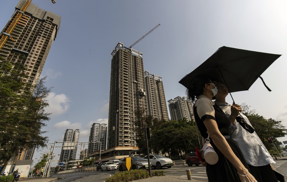 China avalia compra de imóveis não vendidos — Foto: Bloomberg