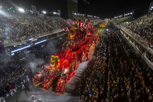 Com um desfile poderoso em homenagem a Exu, a Grande Rio conquistou seu primeiro título e foi eleita a melhor escola pelo júri do Estandarte Agência O Globo