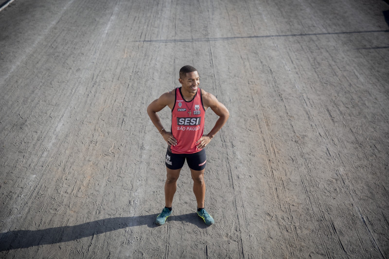 Atleta tem 23 anos e treina no Sesi, em Santo André com Maria Rosana Soares e Darci Ferreira da Silva.  — Foto: Anna Carolina Negri