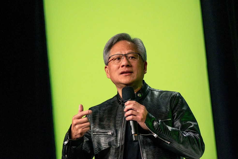Jensen Huang, CEO da Nvidia — Foto: David Paul Morris / Bloomberg