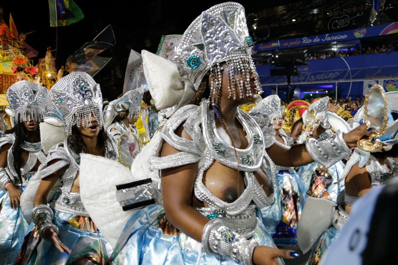 Desfile da Beija-Flor de Nilópolis  — Foto: Domingos Peixoto