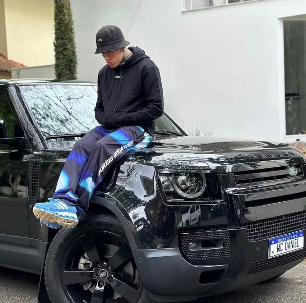 Carro de luxo de MC Daniel roubado no Rio foi comprado em setembro — Foto: Instagram