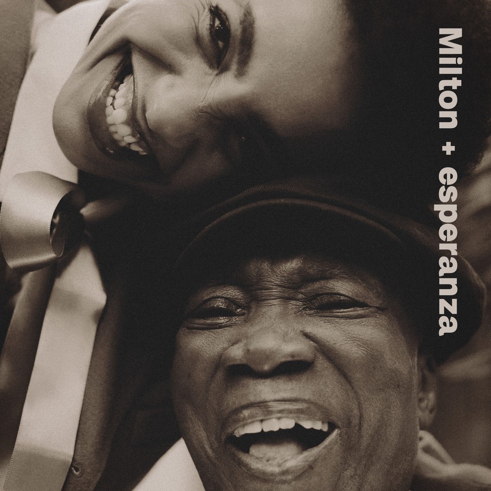 Capa do álbum "Milton + Esperanza", de Esperanza Spalding e Milton Nascimento — Foto: Reprodução