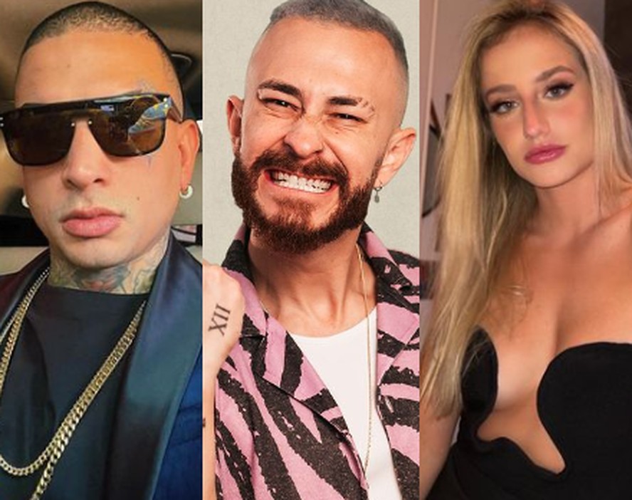 MC Guimê, Fred e Bruna Griphao, participantes do 'BBB' 23