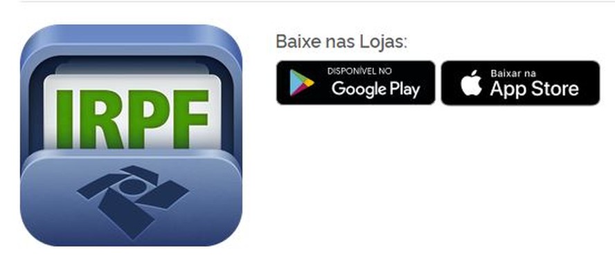 App Meu Imposto de Renda, da Receita Federal