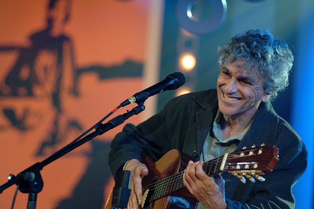 Caetano Veloso gravou especial "Um Barzinho, um violão", do Multishow, em 2005  — Foto: Washinton Possato