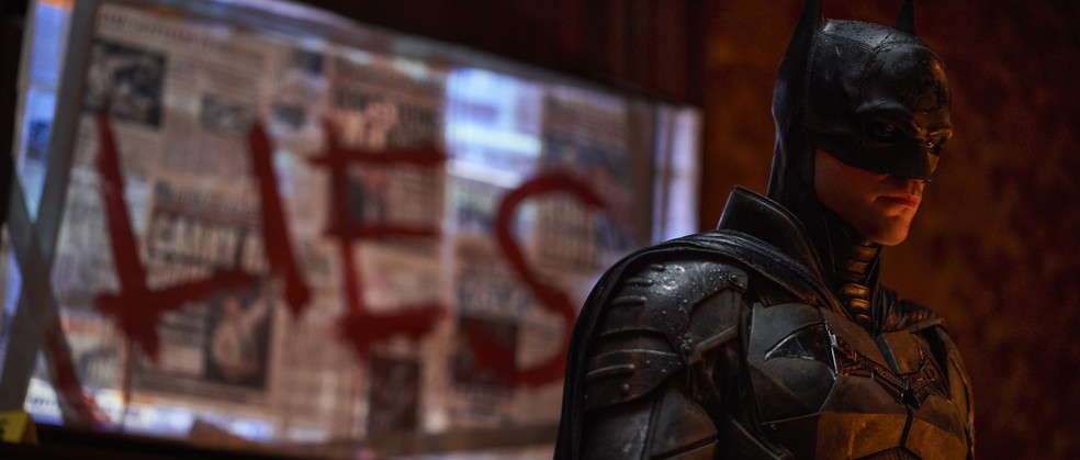 Cena do filme 'Batman', com Robert Pattinson — Foto: Divulgação