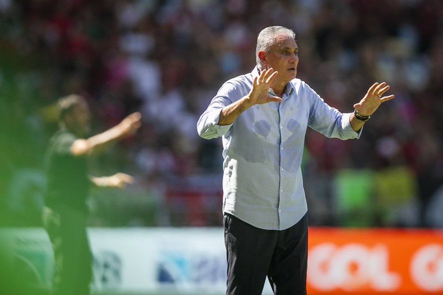 Tite em ação no comando do Flamengo