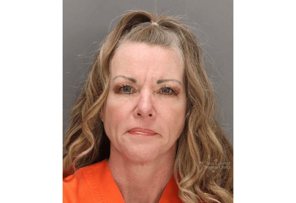 Americana Lori Vallow com crenças religiosas do "dia do juízo final" foi condenada em 31 de julho de 2023 à prisão perpétua sem liberdade condicional por assassinar dois de seus filhos — Foto: AFP
