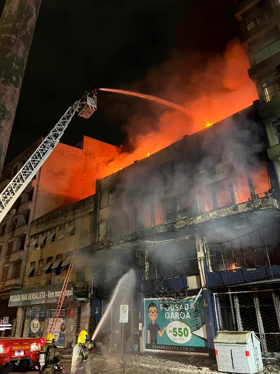 Segundo a Secretaria de Saúde, cinco vítimas estão internadas em estado grave. — Foto: Corpo de Bombeiros