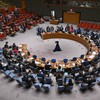 Membros do Conselho de Segurança da ONU participam de reunião após o ataque contra um hospital pediátrico na Ucrânia - ANGELA WEISS / AFP