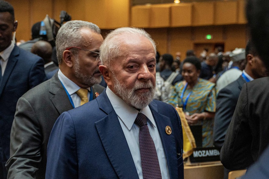 Lula na cerimónia de abertura da 37ª Sessão Ordinária da Assembleia da União Africana (UA).